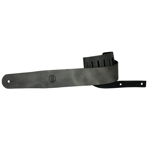  Richter 1135 RARE Raw II Guitar Strap; Off Black