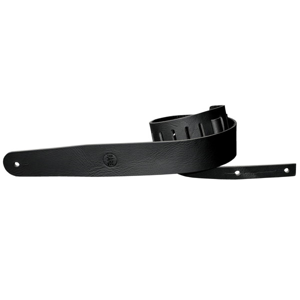  Richter 1152 RARE Raw II Guitar Strap; Black