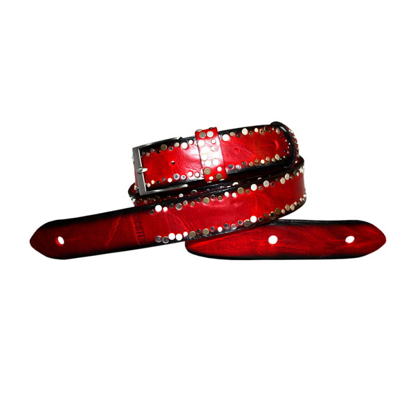  Richter 1349 Luxury Guitar Strap; Rich Red Burst 