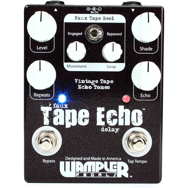 Wampler Faux Tape Echo Delay Pedal with Tap Tempo