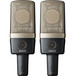 AKG C314 Dual-Diaphragm Condenser Stereo Microphones, Matched Pair - Front