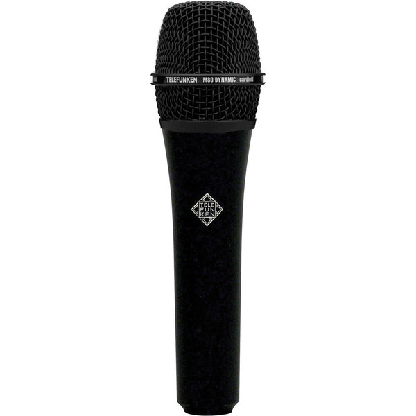 Telefunken M80 Dynamic Micrphone, Black Body with Black Head Grill