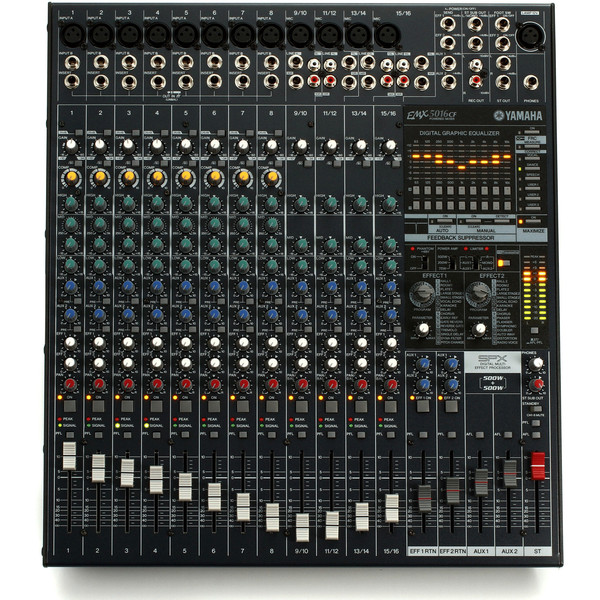 Yamaha EMX5016CF 500W + 500W Stereo Powered Mixer