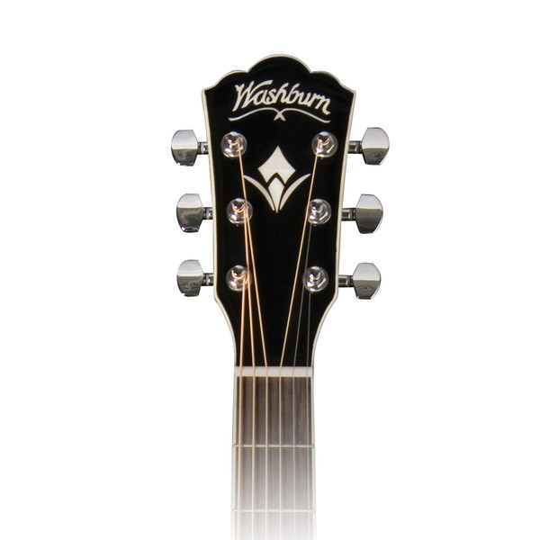 Washburn WD10S Acoustic Guitar, Black at Gear4music