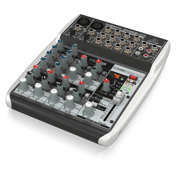 Behringer XENYX QX1002USB Premium 10-Input 2-Bus Mixer at Gear4music