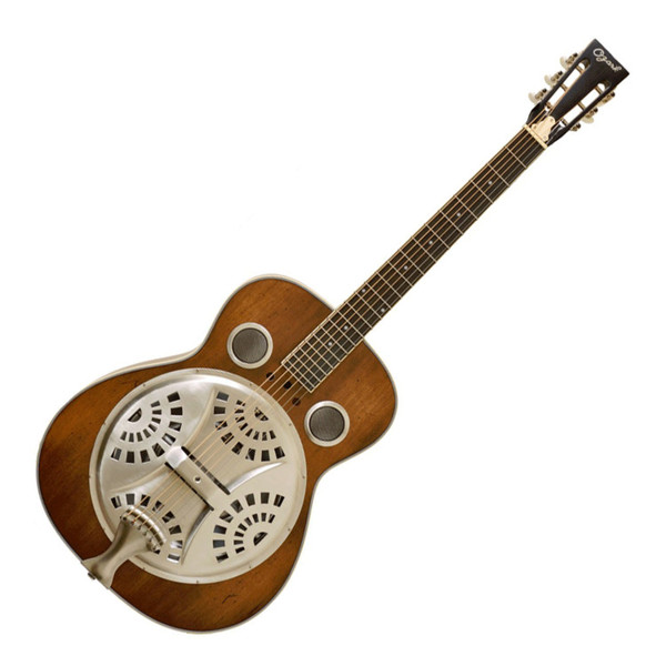 Ozark 3515DD Wooden Resonator Guitar, Distressed