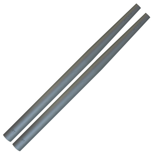 Ahead Short Taper Silver Cover For RK/TS/TC/5B/5BR, Pair