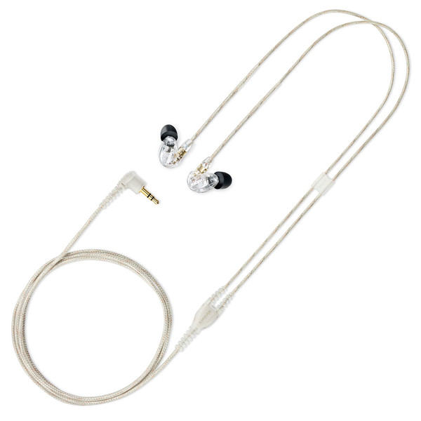 Shure SE215 Sound Isolating Earphones, Clear - Headphones with Cable