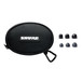 Shure SE215 Sound Isolating Earphones, Clear - Case and Earbuds