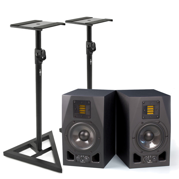 Adam A5X Active Studio Monitors with Stands, Pair