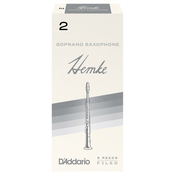 D'Addario Hemke Soprano Saxophone Reeds, 2 (5 Pack)