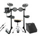 Yamaha DTX400K Electronic Drum With Amp, Cable, Stool and Sticks