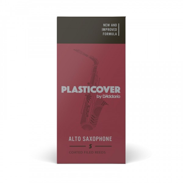 D'Addario Plasticover Alto Saxophone Reeds, 4 (5 Pack)