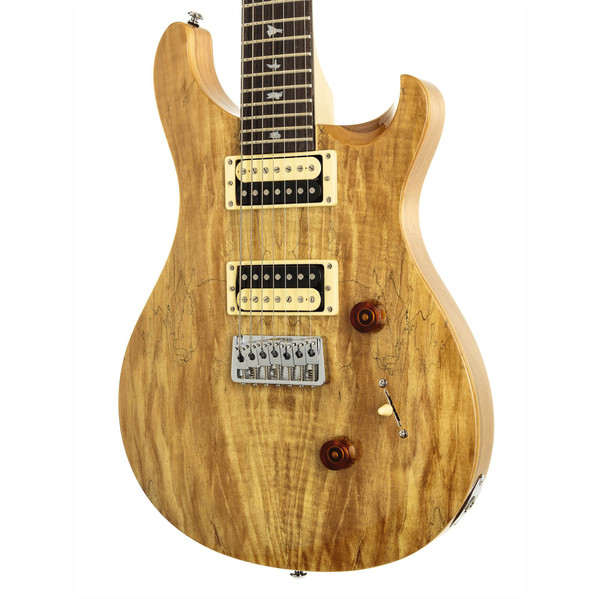 DISC PRS SE LTD Custom 24 7 String Electric Guitar, Spalted Maple