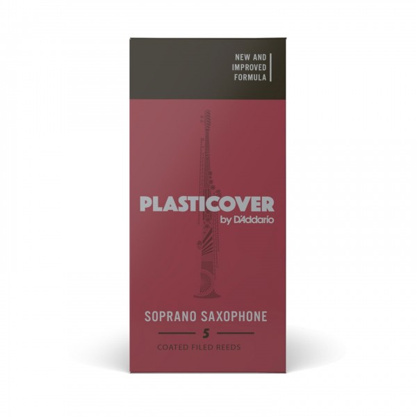 D'Addario Plasticover Soprano Saxophone Reeds, 2 (5 Pack)