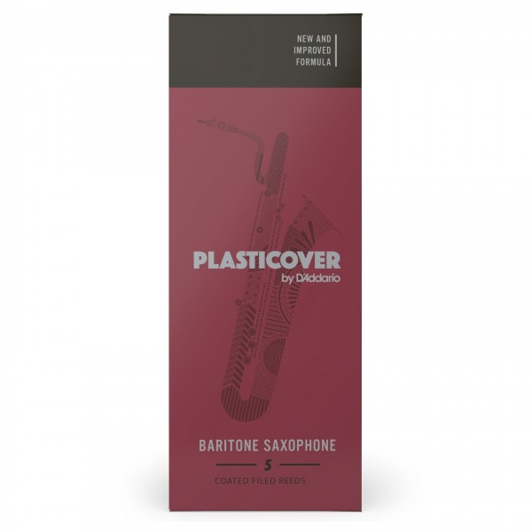 D'Addario Plasticover Baritone Saxophone Reeds, 1.5 (5 Pack)