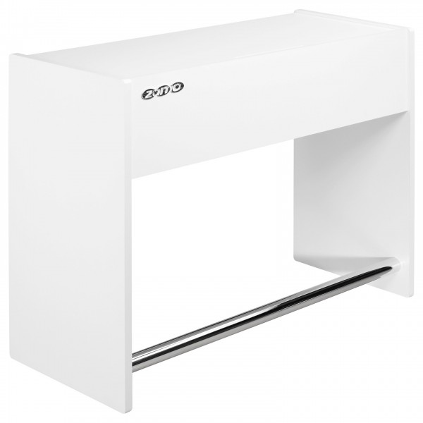 Zomo Deck Stand Ibiza 120, White- Angled