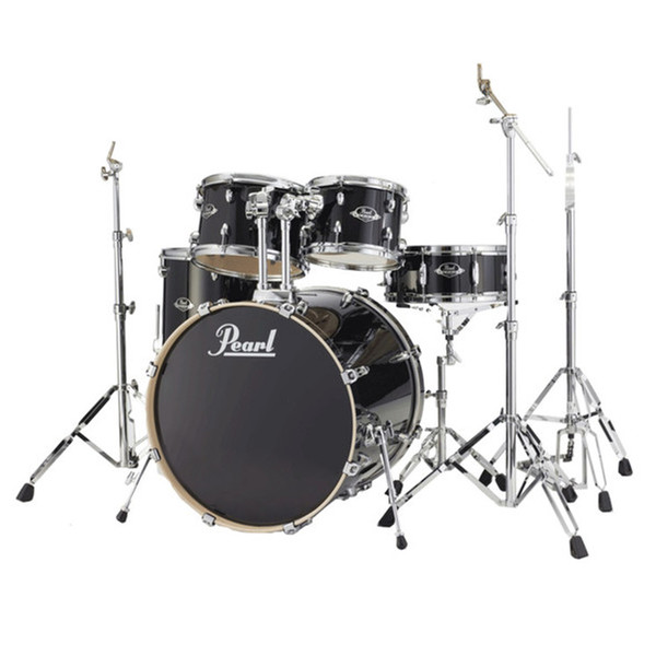 Pearl EXL Export Lacquer 20'' Fusion Drum Kit, Black Smoke