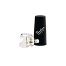 Vandoren Optimum Alto Clarinet Ligature, Silver with Plastic Cap