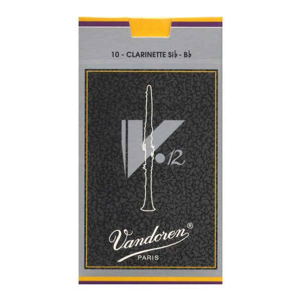 Vandoren V12 Bb Clarinet Reed, 3.5+ (10 Pack)