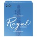 Royal by D'Addario Bb Clarinet Reeds, 2 (10 Pack)