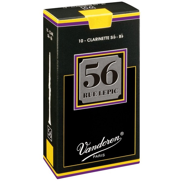 Vandoren 56 Rue Lepic Bb Clarinet Reeds, 3.5+ (10 Pack)