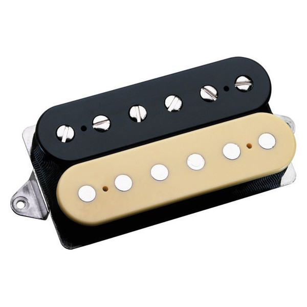 DiMarzio DP100 Super Distortion F Spaced Humbucker, Black/Cream