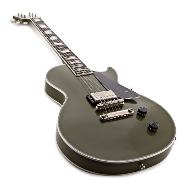 Gibson Custom Les Paul Custom Single Humbucker Olive Drab VOS #CS503654 - angled shot