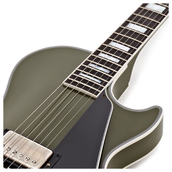 Gibson Custom Les Paul Custom Single Humbucker Olive Drab VOS #CS503654 - upper frets