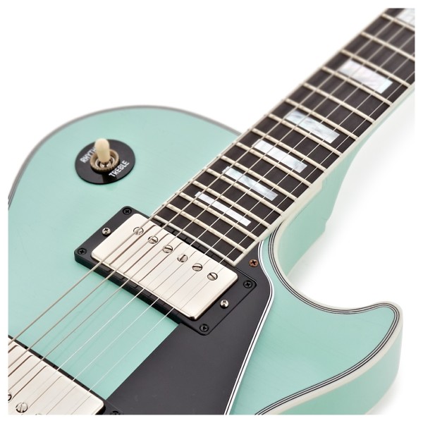 Gibson Custom Les Paul Custom Murphy Lab Kerry Green Light Aged #CS501859 - upper frets