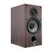 ELAC Debut B6.2 Bookshelf Speaker, Walnut - Side-on angled view