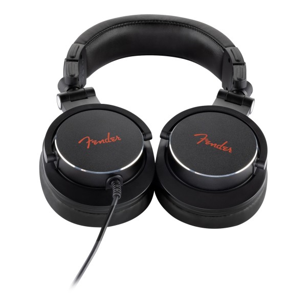 Fender FH1 Professional Monitoring Headphones, Black - Flat
