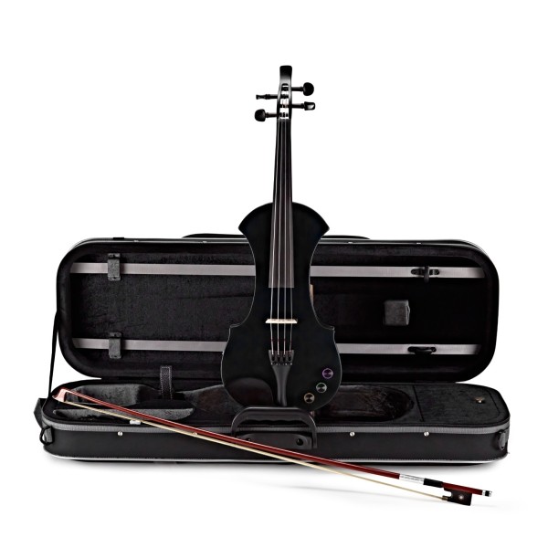 Electric Violin with FX by Gear4music, Black