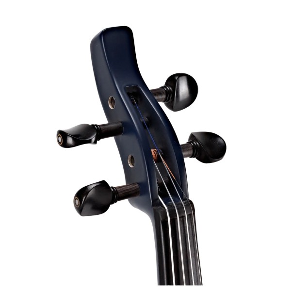Electric Violin With FX by Gear4music, Navy Blue