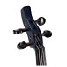 Electric Violin With FX by Gear4music, Navy Blue