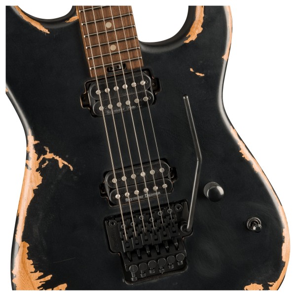 Charvel Pro-Mod Relic San Dimas Style 1 HH FR PF, Weathered Black