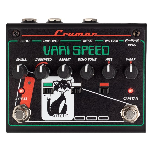 Crumar Varispeed Tape Emulator Pedal - Top