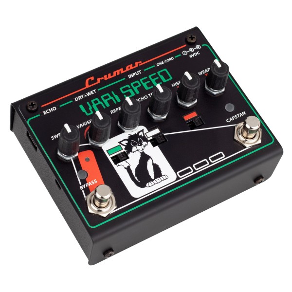 Crumar Varispeed Tape Echo Pedal - Angled