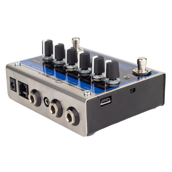Crumar DoubleBack Delay Pedal - Angled Rear