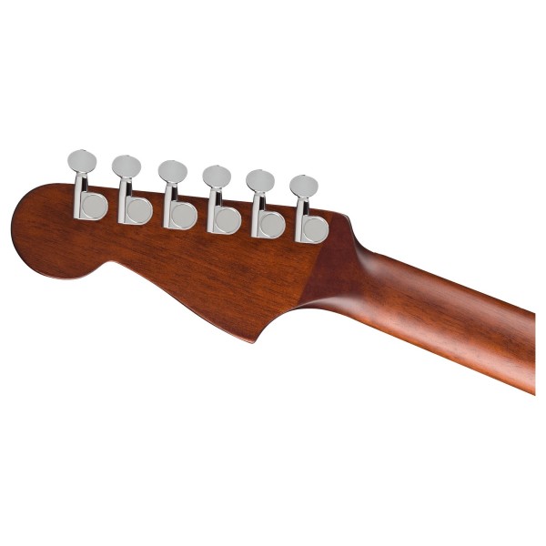 Fender California Deluxe Monterey E Electroacoustic with Gig Bag or Case, Build Your Own Bundle - guitar - back of headstock