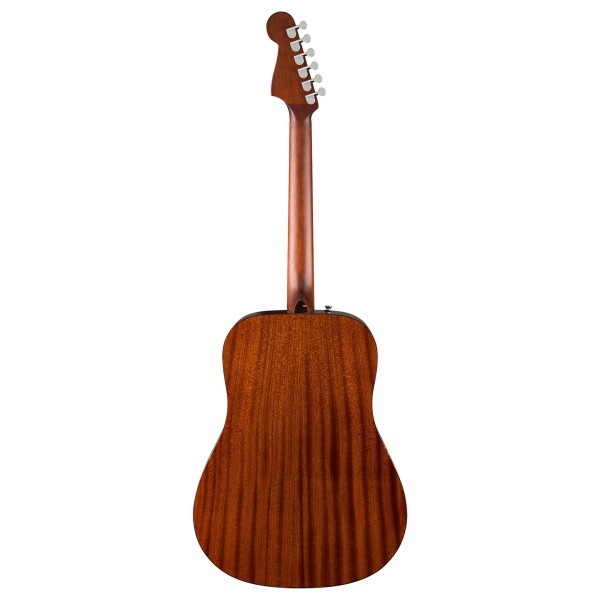 Fender California Deluxe Monterey E Electroacoustic with Gig Bag or Case, Build Your Own Bundle - guitar - back