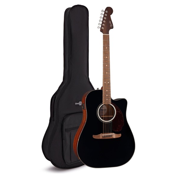 Fender California Deluxe Redondo CE Electroacoustic with Gig Bag or Case, Build Your Own Bundle