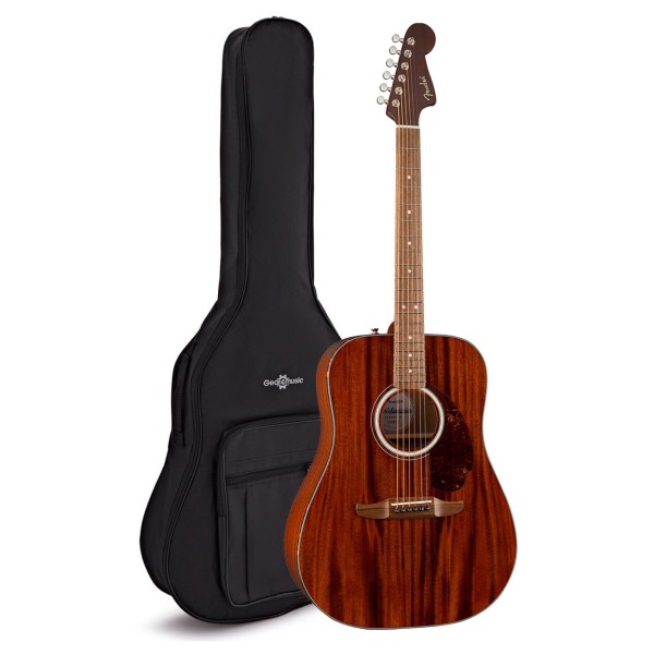 Fender California Deluxe Redondo Acoustic with Gig Bag or Case, Build Your Own Bundle