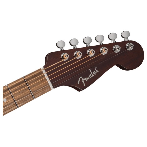 Fender California Deluxe Redondo Jr. E and Gig Bag, Build Your Own Bundle - guitar - headstock