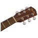 Fender CD-60S Left Handed Acoustic, Natural with Gig Bag or Case, Build Your Own Bundle - guitar - headstock