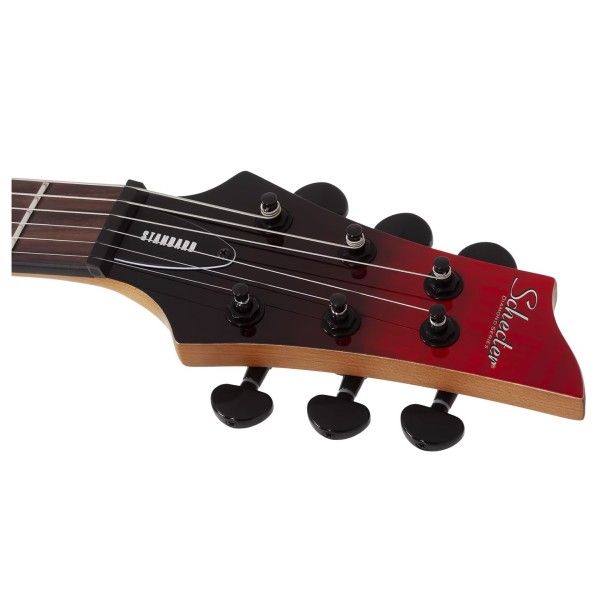 Schecter C-1 Standard, Blood Burst - headstock