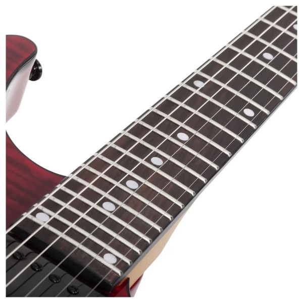Schecter C-1 Standard, Blood Burst - neck
