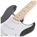 PRS John Mayer Silver Sky MN, Faded Black Tee Satin #0402999 - upper frets