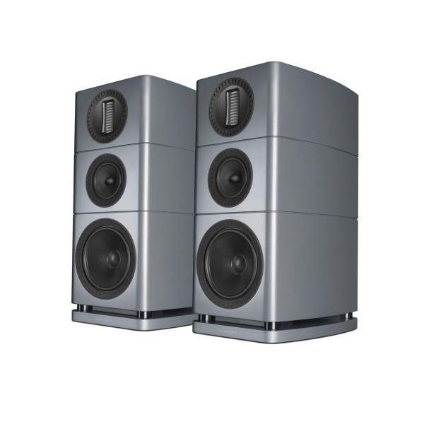 Wharfedale Elysian 2R 3 Way Standmount Speaker (pair), Lunar Grey - main 