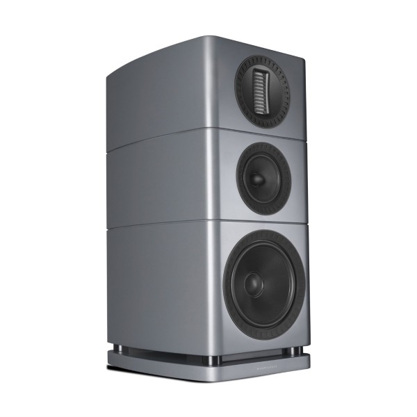 Wharfedale Elysian 2R 3 Way Standmount Speaker (pair), Lunar Grey - right 